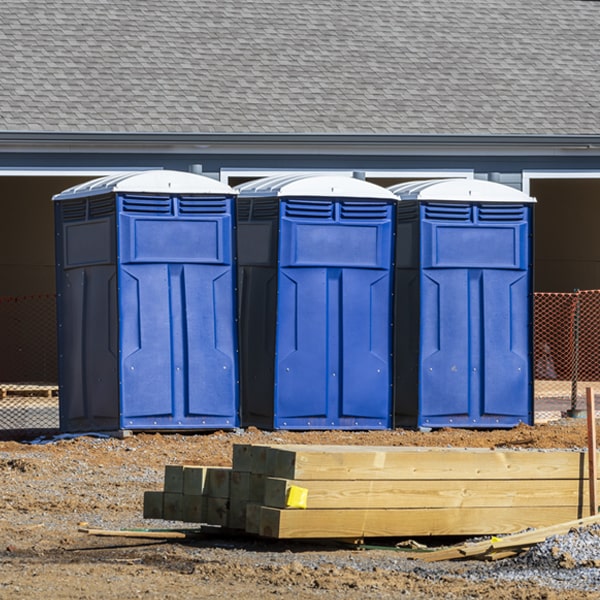 are there any restrictions on where i can place the porta potties during my rental period in Kapowsin Washington